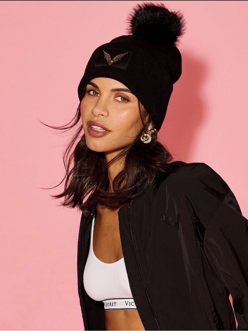 NEW Victoria's Secret FASHION SHOW 2025 shine wing beanie